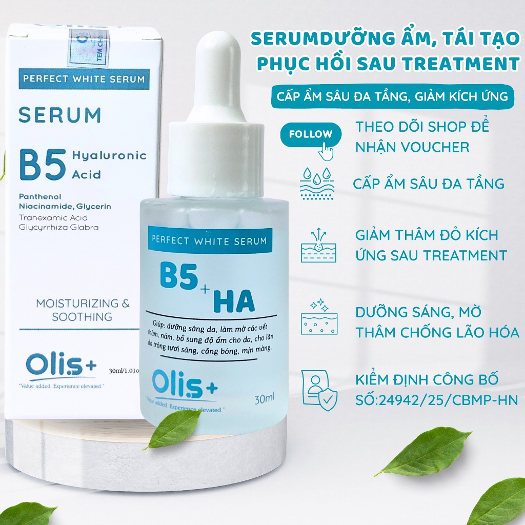 Tinh Chất Serum B5 Ha Olis Phục Hồi Da Nhạy Cảm