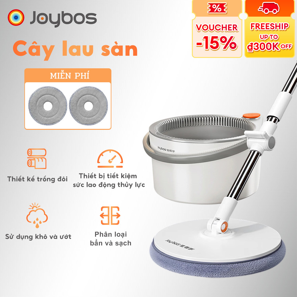 Joybos Cây Lau Nhà Xoay 360 Độ