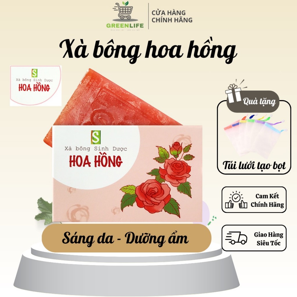 Xà Bông Sinh Dược Hoa Hồng